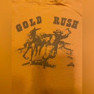 Vintage cotton tee.  Gold Rush.